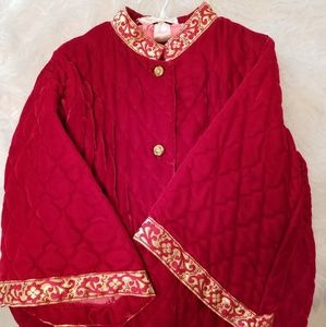 Vintage, Red Velvet, Robe